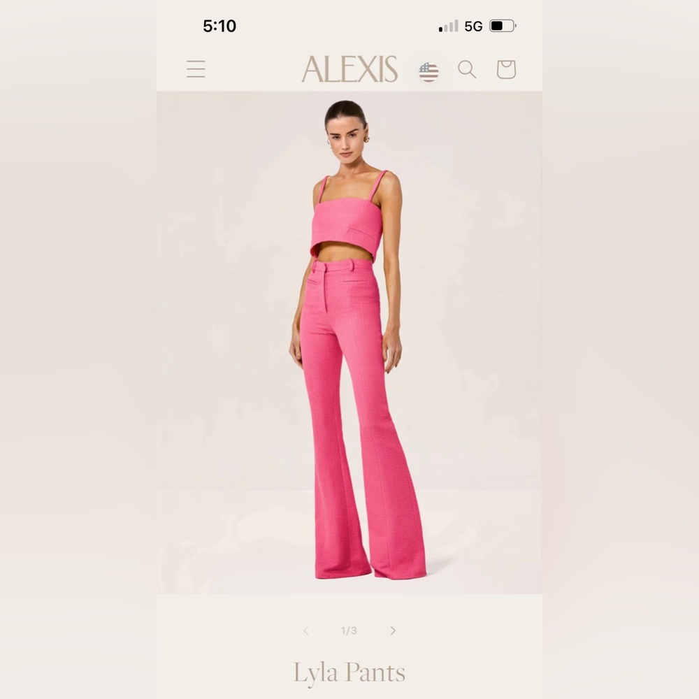 Alexis Lyla Pants and Crop top-never been worn